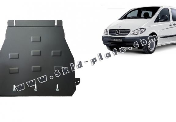 Steel gearbox skid plate for Mercedes Vito W639 - 2.2 D 4x2