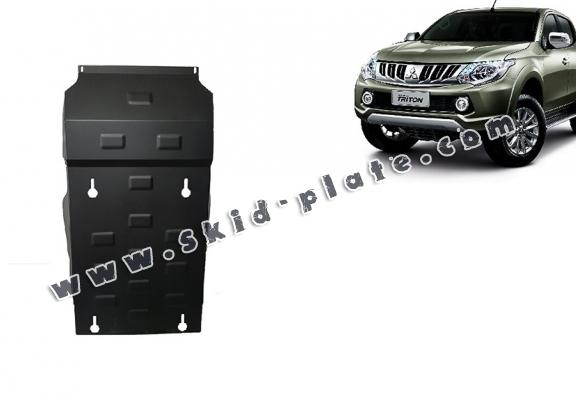 Steel skid plate for Mitsubishi L200