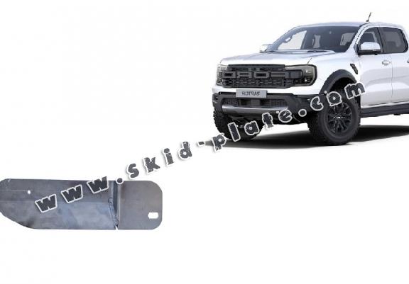 Aluminum fuel filter skid plate for Ford Ranger Raptor