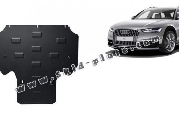 Steel gearbox skid plate for Audi All Road A6