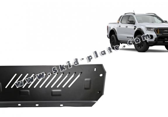 Steel DPF skid plate  for Ford Ranger