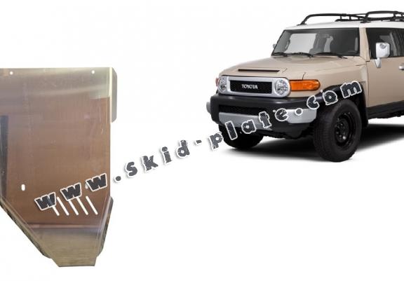 Aluminum gearbox skid plate for Toyota FJ Cruiser