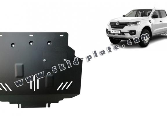 Steel skid plate for Renault Alaskan