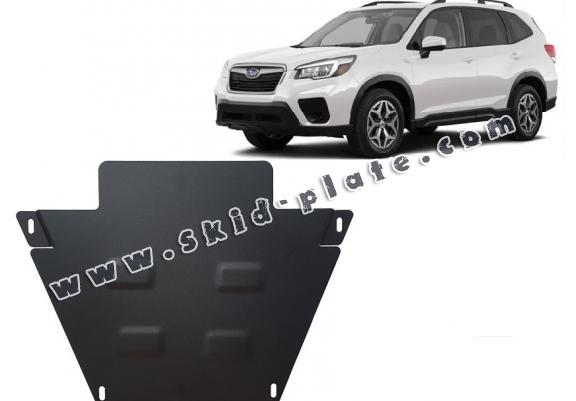 Steel gearbox skid plate for Subaru Forester 5