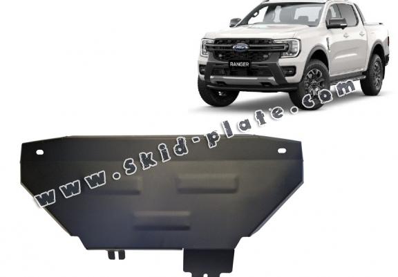 Steel radiator skid plate for Ford Ranger