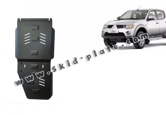 Steel gearbox  skid plate for Mitsubishi L 200