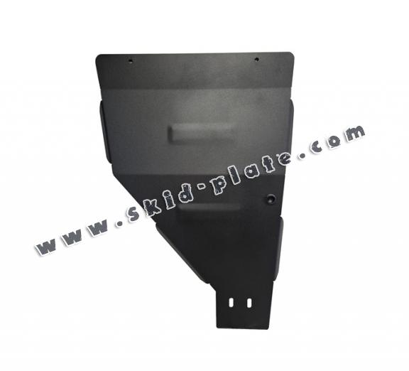 Steel gearbox skid plate for Nissan Navara D22