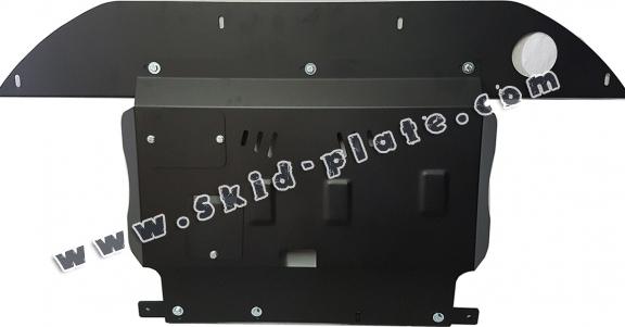 Steel skid plate for the protection of the engine, gearbox and differential for Fiat Idea