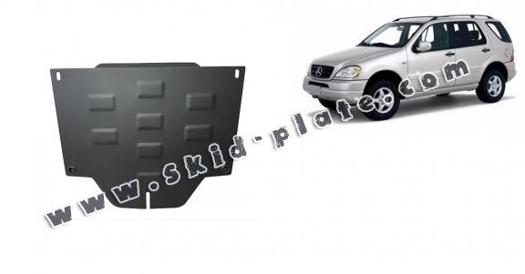 Steel diferential skid plate for Mercedes ML W163