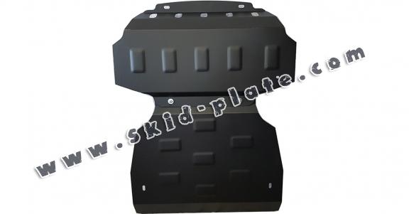 Steel skid plate for the protection of the engine and the radiator for Kia Sorento