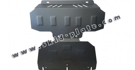 Steel skid plate for the protection of the engine and the radiator for Kia Sorento