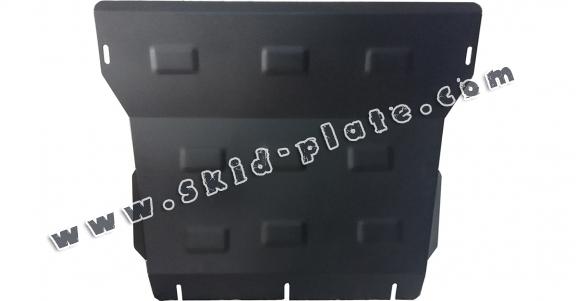 Steel skid plate for the protection of the engine and the radiator for Nissan Navara D22