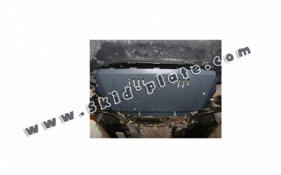 Steel skid plate for VW Jetta