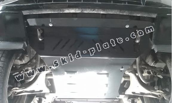 Steel gearbox skid plate for Mitsubishi Pajero 4 (V80, V90)