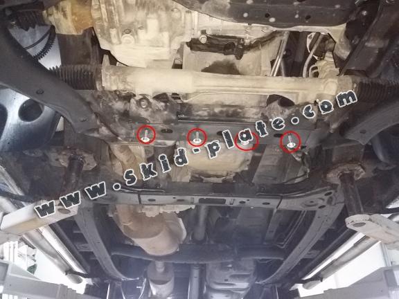 Steel skid plate for Volkswagen Amarok