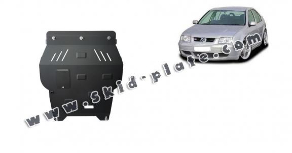 Steel skid plate for VW Bora