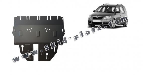 Steel skid plate for Skoda Roomster