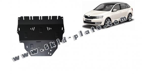 Steel skid plate for Skoda Spaceback