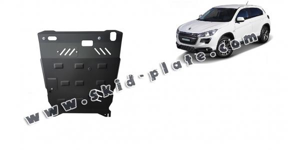 Steel skid plate for Peugeot 4008