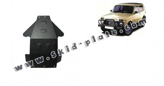 Steel skid plate for Lada Niva