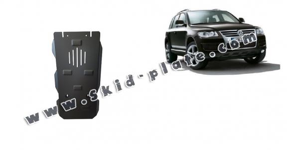 Steel automatic gearbox skid plate for Volkswagen Touareg 7L