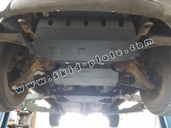 Steel skid plate for the protection of the engine and the radiator for Kia Sorento