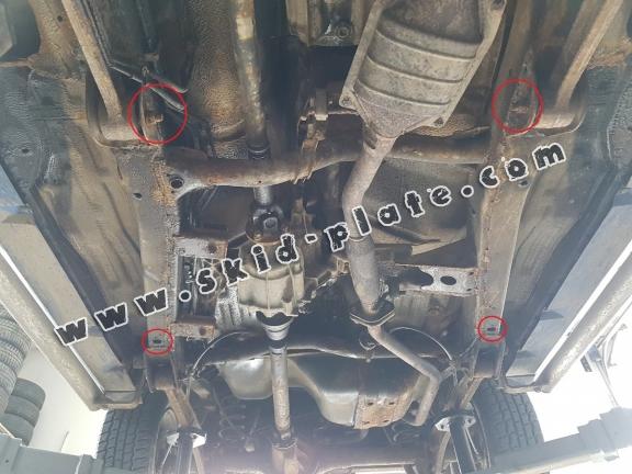 Steel transfer case skid plate for Suzuki Jimny