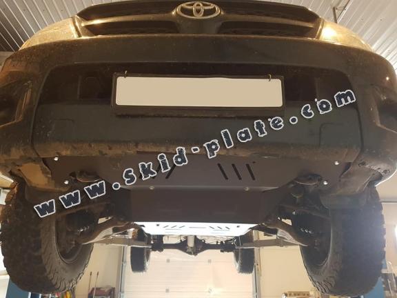 Steel skid plate for the protection of the engine and the radiator for Toyota Hilux