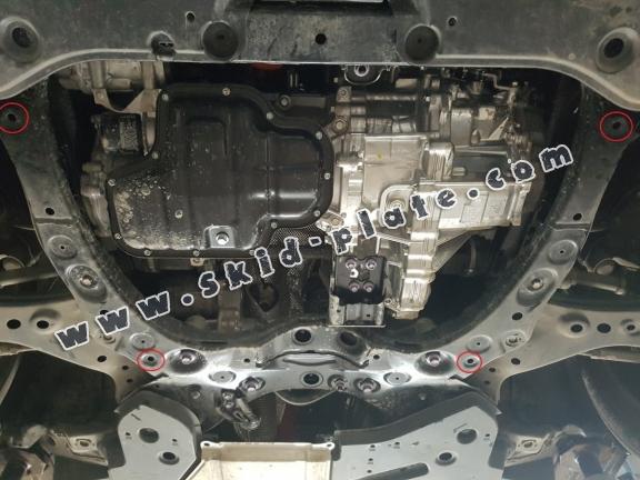 Steel skid plate for Toyota Rav4