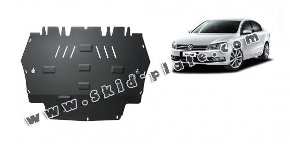 Steel skid plate for VW Passat B7