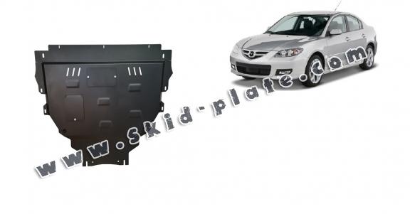 Steel skid plate for Mazda 3