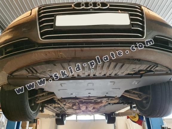 Steel skid plate for Audi A8