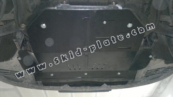 Steel skid plate for Peugeot 307