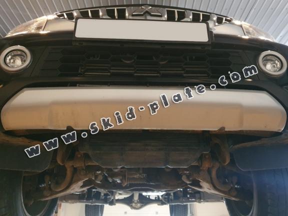 Steel radiator skid plate for Fiat Fullback