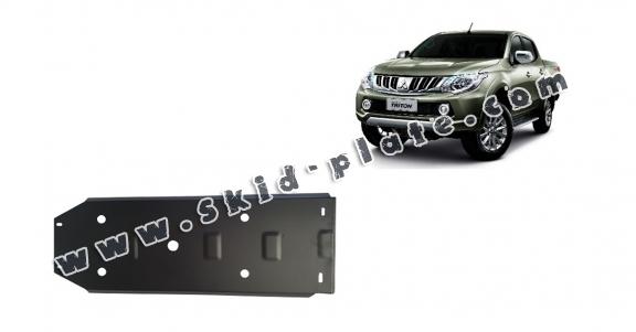 Steel fuel tank skid plate  for Mitsubishi L 200