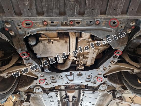 Steel skid plate for Volvo XC90