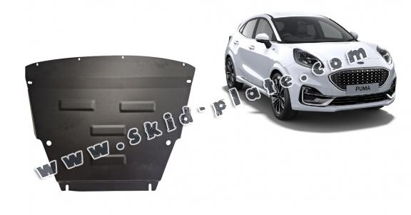 Steel skid plate for Ford Puma