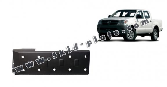 Steel fuel tank skid plate Toyota Hilux  