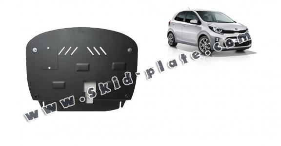 Steel skid plate for Kia Picanto