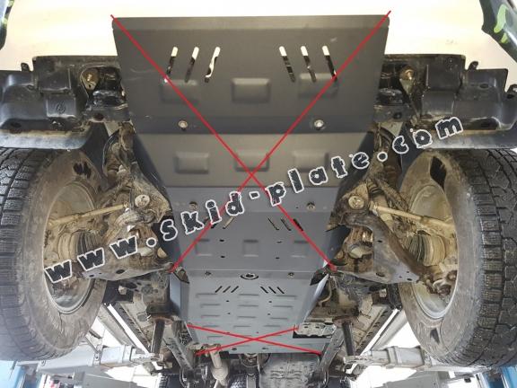 Steel gearbox skid plate for Toyota Hilux Revo