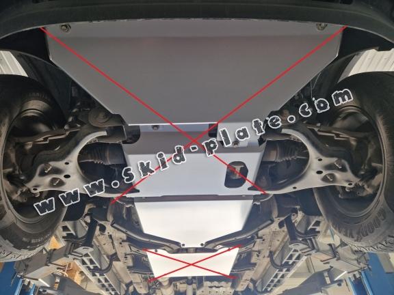 Steel automatic gearbox skid plate for Volkswagen Amarok