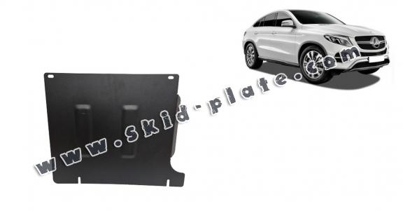 Steel gearbox skid plate for Mercedes GLE Coupe C292