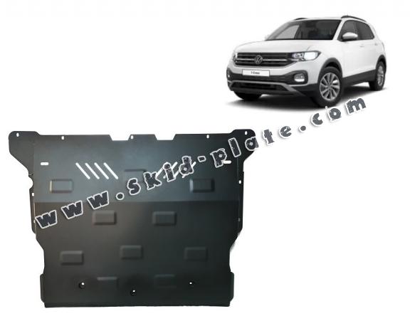 Steel skid plate for VW T-Cross