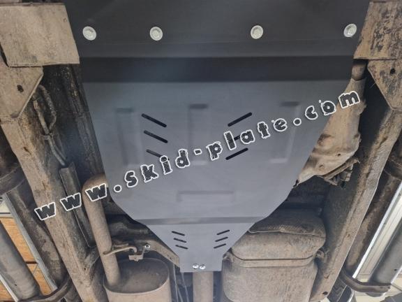 Steel gearbox skid plate for Nissan Navara