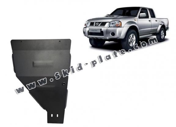 Steel gearbox skid plate for Nissan Navara D22