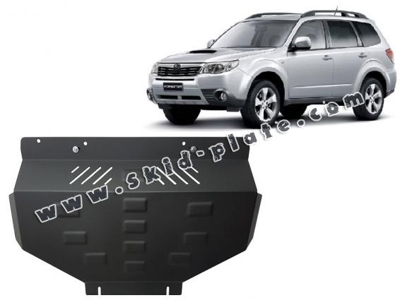 Steel skid plate for Subaru Forester 3