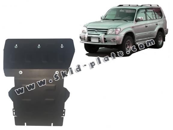 Steel skid plate for Toyota Land Cruiser J90