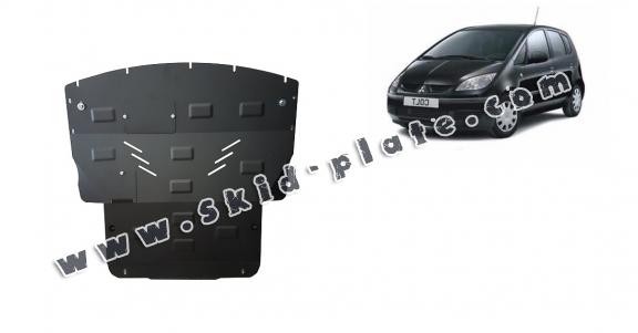 Steel skid plate for Mitsubishi Colt