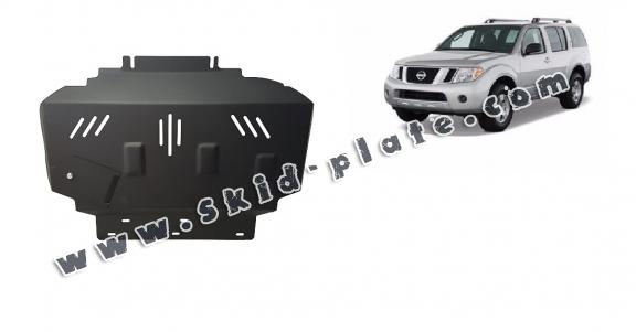 Steel skid plate for Nissan Pathfinder