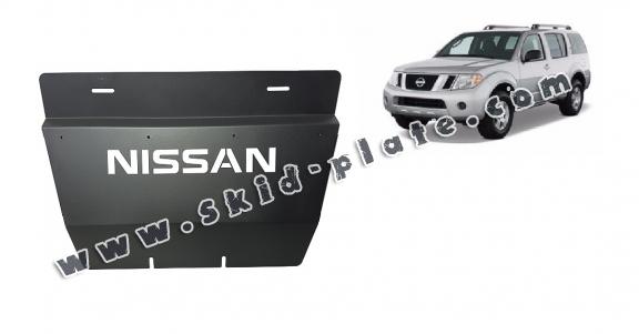 Steel radiator skid plate for Nissan Pathfinder